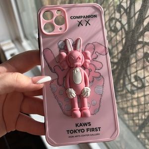 PINK KAWS TOKYO MORI ARTS CENTER PHONE CASE PINK FOR IPHONE 12 PRO MAX *NEW*